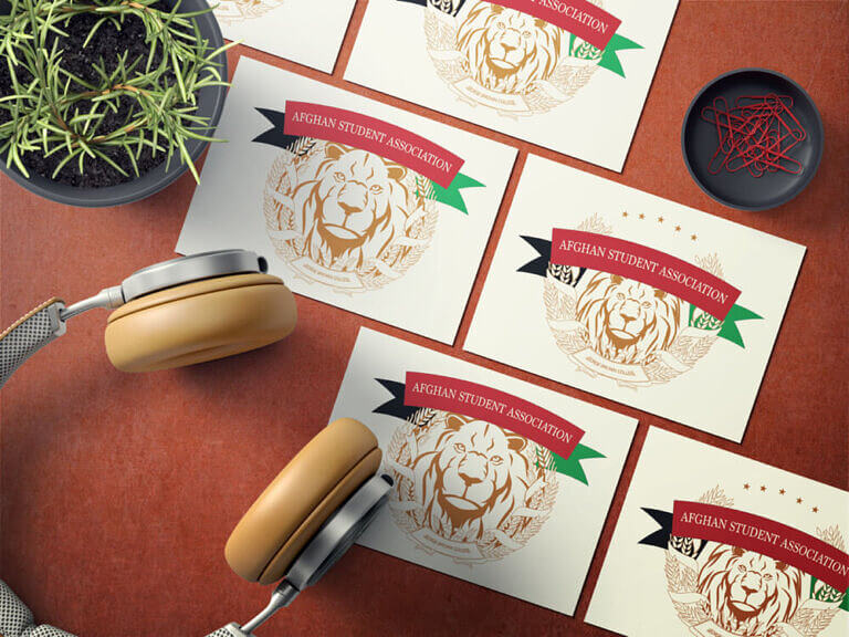 Q3 2024 Portfolio Spotlight - Commissioned Afghan Student Association Logo (2016)