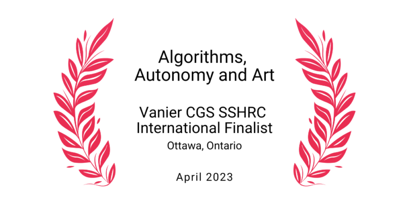 Vanier Finalist