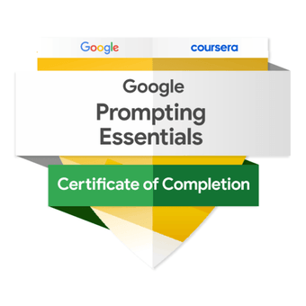 New Certification: Google Prompting Essentials - Oct 2026